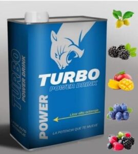 TURBO power drink licor chupitos - lata 1L